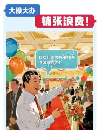 一干部儿子婚礼违规操办